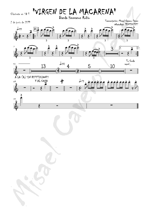 La imagen puede contener una previsualizacion de una partitura